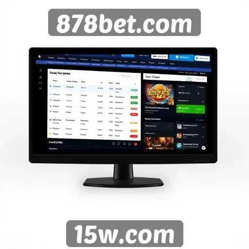 Interface do usuário do 878bet.com e sua experiência